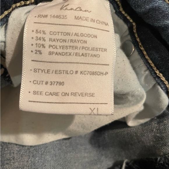 KanCan Dark Blue Skinny Jeans Stretchy Size XL - Picture 9 of 9